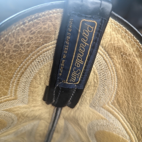 Panhandle Slim Boots men's sz 8D Exotic Genuine Golden Python Snake leather clas - Picture 12 of 13